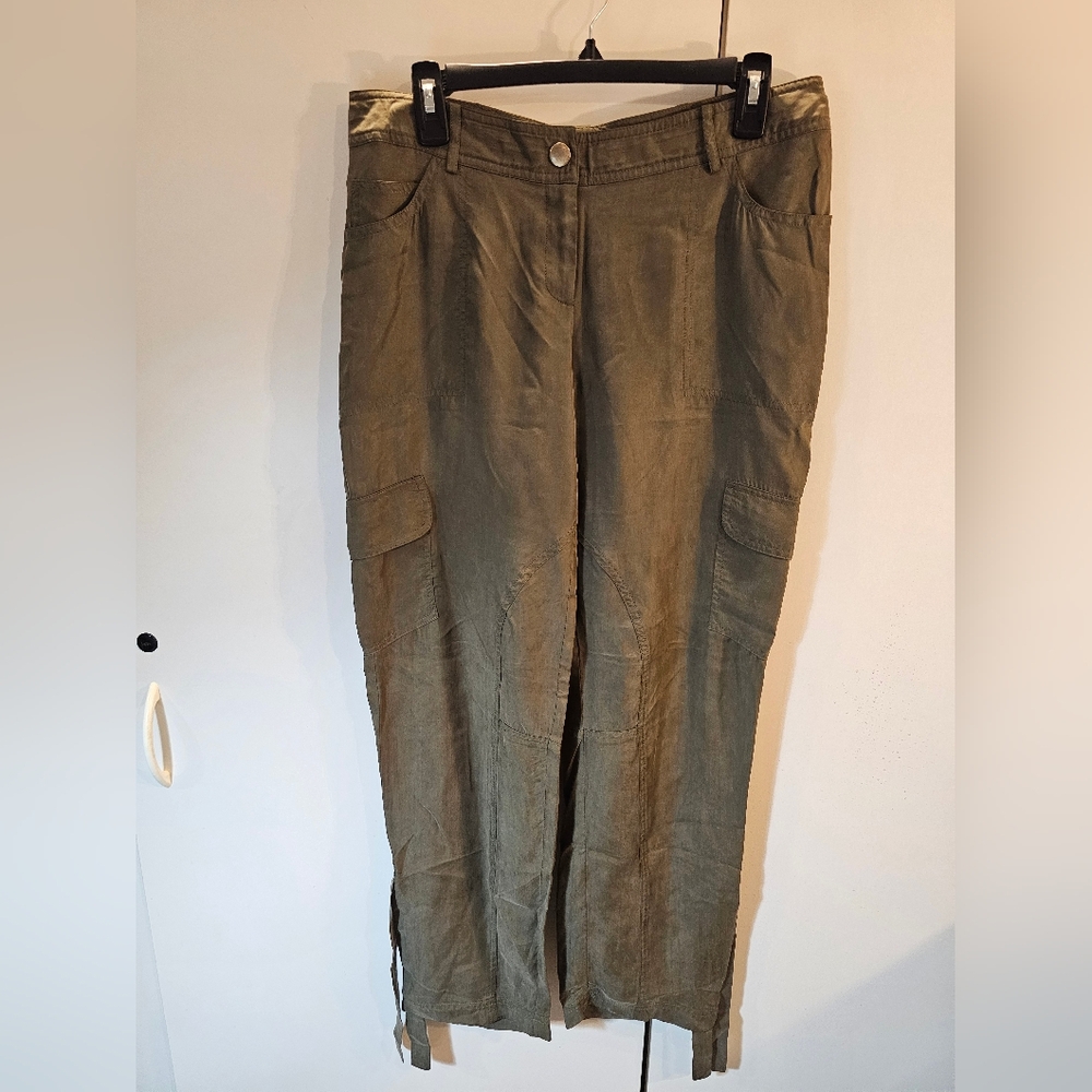 Cache Olive Green Cargo Pants